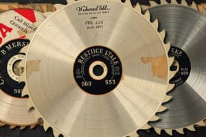 Saw Blade Types and Features