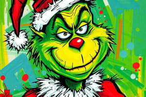 Análisis del personaje Grinch