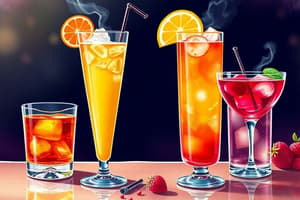 Cocktail Ingredients and Recipes Quiz