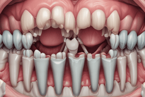 Periodontium Structure and Function