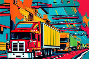 Inbound Road Transportation in Steel Manufacturing