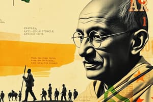 Gandhi and Anti-Colonial Struggles