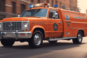 Driver Characteristics for Emergency Vehicles