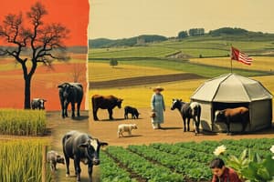 Agriculture Overview Quiz