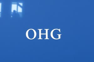 Offene Handelsgesellschaft (OHG) rechtliche Grundlagen