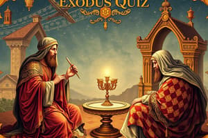 Exodus Chapters 19 and 20 Quiz