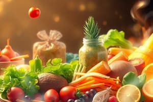 Nutrition and Health Quiz