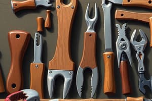 Woodworking and Metalworking Hand Tools