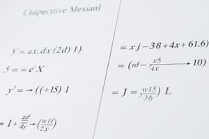 Calculus Quiz on Derivatives and Integrals