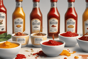 COPY: Mother Sauces and Basic Sauces Quiz