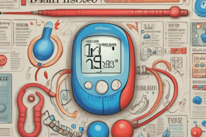 Role of Glucose in the Body Quiz