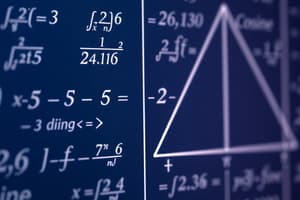 Funciones trigonométricas y aplicaciones