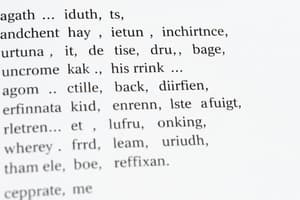 Linguistics Quiz: Antonyms and Affixes