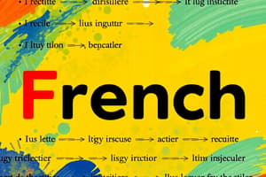 French Grade 9 Language Notes