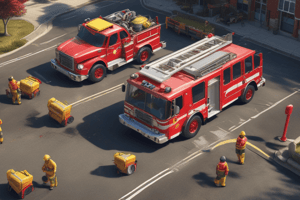 Firefighter Vehicle Placement - Staging and Positioning Quiz