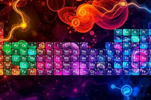 Chemistry: Introduction to the Periodic Table