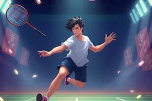 Badminton Skills and Principles Quiz