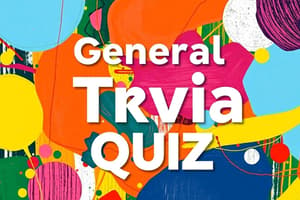 General Knowledge Quiz