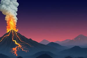 Earthquake and Volcanic Eruptions Overview