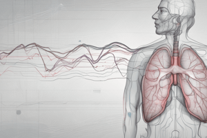 chapter 41. quiz 6. Respiratory monitoring: apnea, RR, Tv