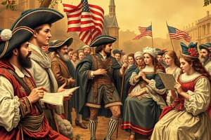 US History: Key Figures and Colonial Acts