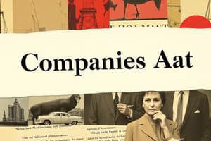 Companies Act 2013: Chapter III Overview