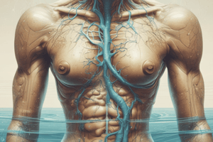 Osmosis and Water Proportions in Human Body