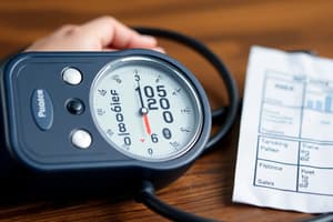 Blood Pressure Classification & Management