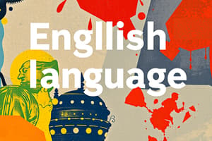 Overview of the English Language