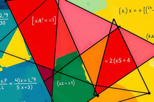 6th Grade Math Formulas Flashcards