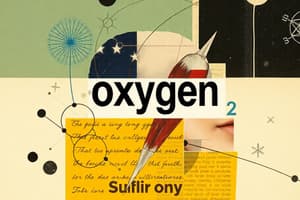 Group VIA Nonmetals: Oxygen & Sulfur