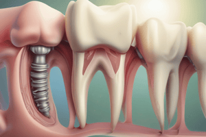 Periodontics Bootcamp Quiz