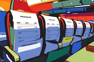 Understanding Seat Availability Codes