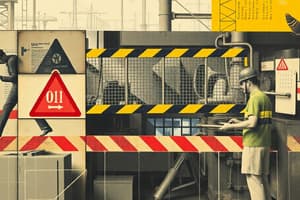 Safety in Machine Guarding and Handling