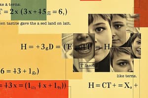 Simplifying Expressions in Algebra