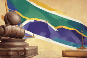 South African Law: Statutory Interpretation