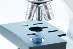 Microscopy Parts and Functions Quiz