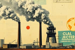 Carbon Fuels, Greenhouse Gases & Air Pollution