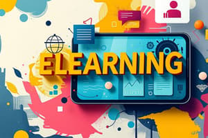 E-Learning Trends and Challenges