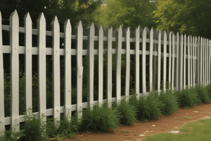 Building a Vinyl Fence on a Slope