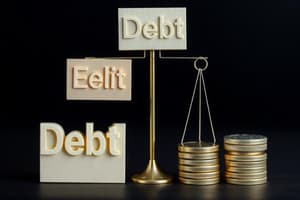 Debt & Equity Considerations in Finance