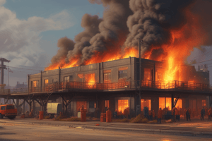 Evaluation of Industrial Fire - Construction Characteristics