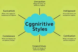 Stili Cognitivi di Sternberg