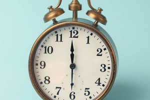 Time Management and History of Timekeeping