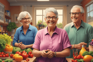 Health Promotion for Older Adults Quiz