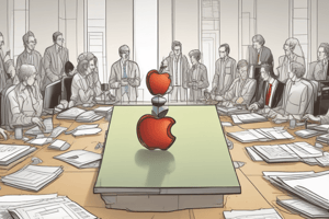 Steve Jobs' Organizational Restructuring at Apple