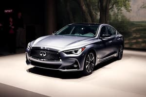 INFINITI Vehicle Unveiling Procedure