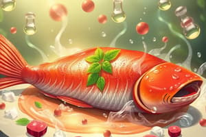 Biochimica degli alimenti: carne e pesce