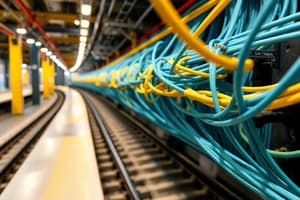 Planning Cable Routes for Railway Telecom