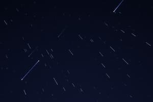 Astronomy Flashcards on Meteor Showers